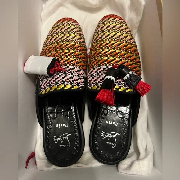 Christian Louboutin Slides NEW in box Christian Louboutin New Daddy Pool Spike Sandals Shoes  main image 2